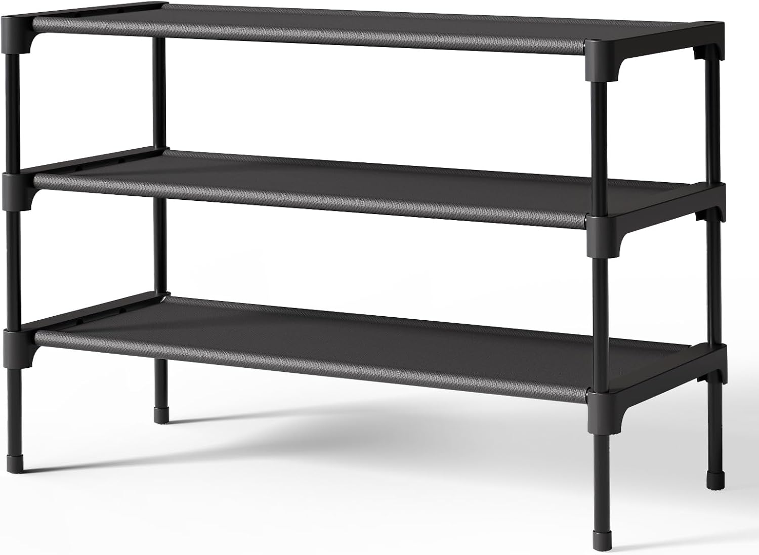 Stackable shoe rack